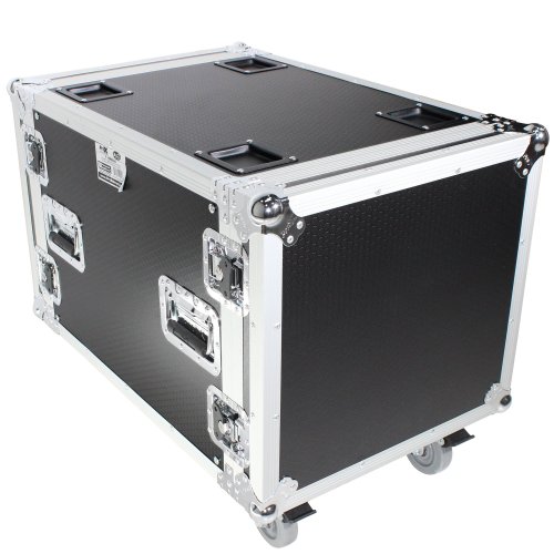 ProX 10U, 24 Inch Depth Rack Mount Case with Wheels