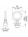 Burger Rigging Fly Track Stud L-Track