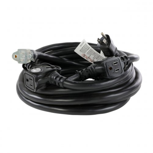 Lex E-String Multi Outlet Extension Cord 25ft w/3 outlets