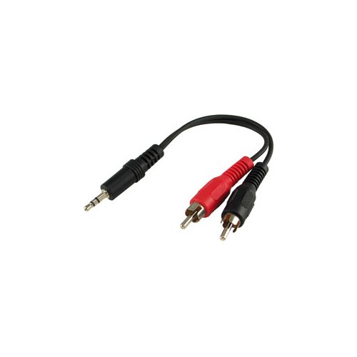 AVShop 3.5mm Male to Dual RCA Male - Y-Cable - 6 inch