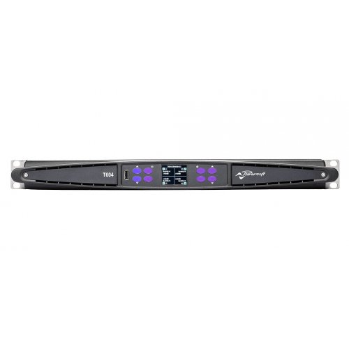 Powersoft T604 6000W/4-channel High-performance Amplifier with DSP and Dante