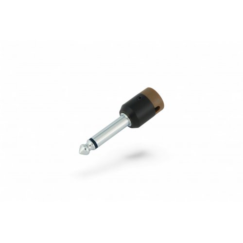 Cable Techniques Low-Profile Right Angle 1/4in TS w/Standard Cap - Brown