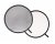 Manfrotto Collapsible 20'' Reflector, Silver/White