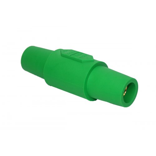 Hubbell Single Pole Camlock Turnaround Female Coupler - Green