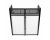 Gator Frameworks DJ Facade w/ Black & White Scrim, Carrying Bag
