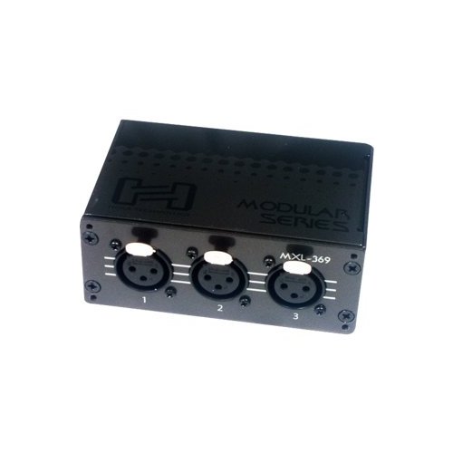 Hosa MXL-369 3-Point Patch Bay XLR-f to XLR-m