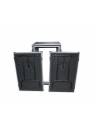 ProX 16U Vertical Shockproof 20in Deep Rack Case w/Side Tables & Casters