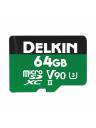 Delkin Power UHS-II (U3/V90) microSD Memory Card - 64GB