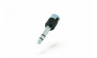 Cable Techniques Low-Profile Right Angle 1/4in TRS w/Large Cap - Gray