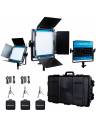Dracast LED500 X Series Bi-Color LED 3 Light Kit w/Hard Case