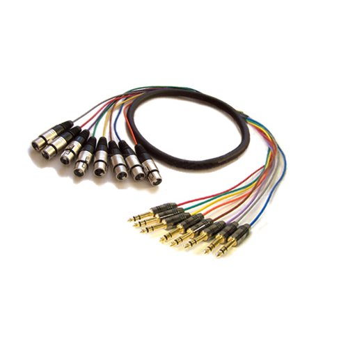 AVShop XLR Female to TRS 8-Channel Snake - 6ft