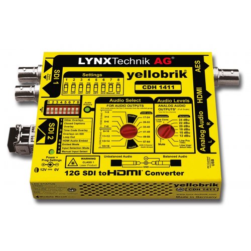 LYNXTechnik yellobrik CDH 1411 12G-SDI to HDMI Converter