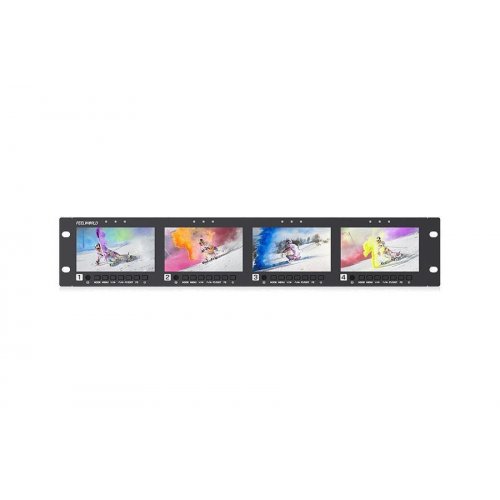 Feelworld Q41 Quad 4.5in 2RU Rackmount Monitor