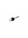 Cable Techniques Low-Profile Right Angle 1/4in TRS w/Large Cap - White