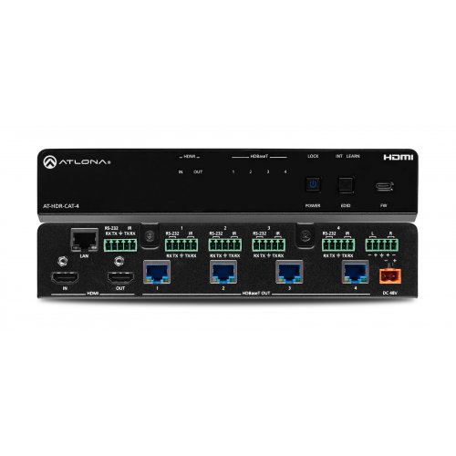 Atlona Four-Output 4K HDR HDMI to HDBaseT Distribution Amplifier