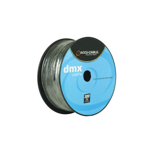 Accu-Cable 3 Pin DMX XLR Cable Spool - 300 Feet