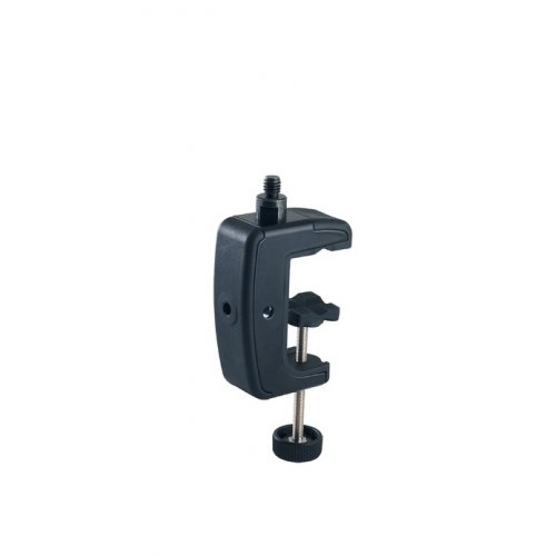 K&M 23720 Table Clamp (5/8in) - Black