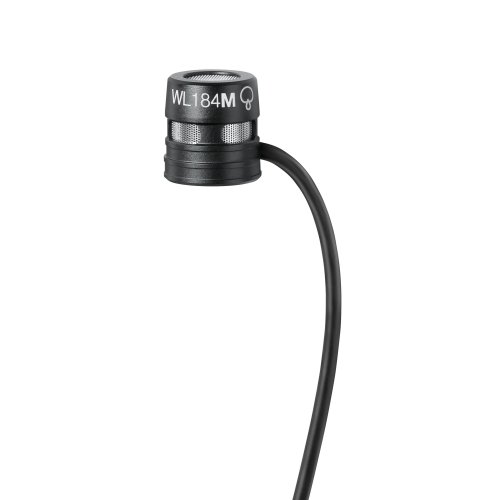 Shure WL184M Supercardioid Lavalier Mic w/ LEMO Connector (Black)