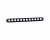Adam Hall 1U 12-Port D-Type Rack Panel with Tie Bar