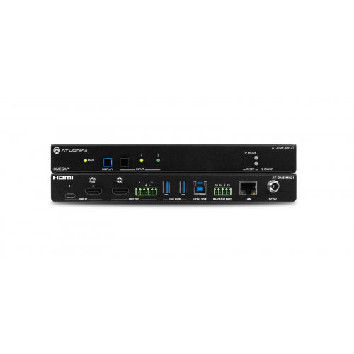 Atlona Two-Input Switcher for HDMI and USB-C with USB Hub