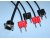 BRTB Neutrik NL8 Speakon Panel Mount to Quad Banana Plug