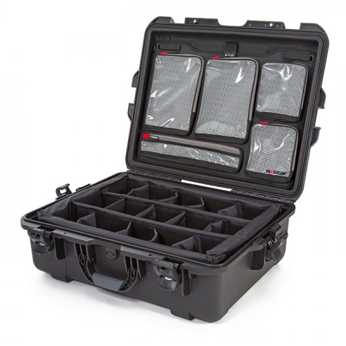 Nanuk 945 Case w/Divider + Lid Organizer - Black
