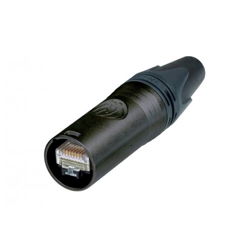 Neutrik etherCON CAT6A Black Self Terminating Connector