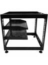 AVShop Stackable Open Frame Network AV Rack - 10U