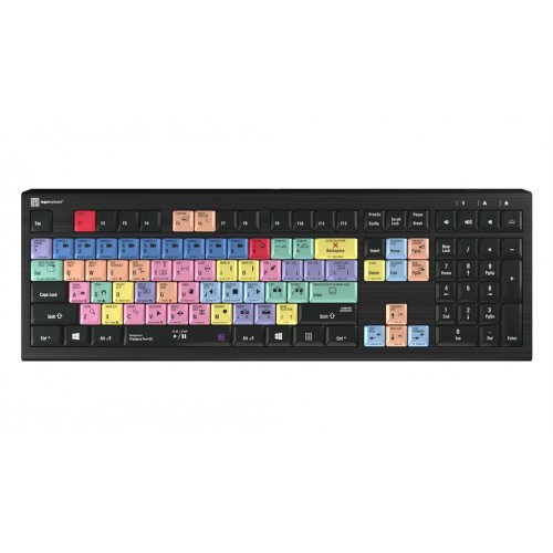 Logickeyboard Premiere Pro CC ASTRA 2 Backlit Keyboard - PC
