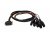 BRTB Stealth DB25 Male to XLR Female Balanced Snake - 6 Feet