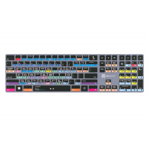 Logickeyboard Fender Studio Pro TITAN Wireless Backlit Keyboard - PC