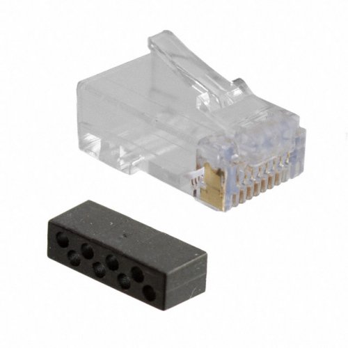 RJ45 Cat6 Connector w/ Easy Load Bar NEXT Reducing