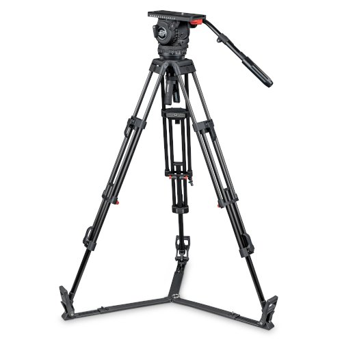 Sachtler System Video 18 w/ ENG 2 D Aluminium Tripod Kit, Ground Spreader