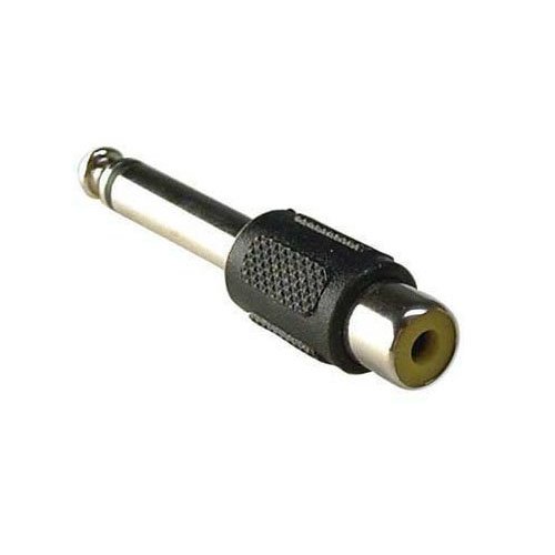 AVShop RCA female to 1/4 inch mono male adapter