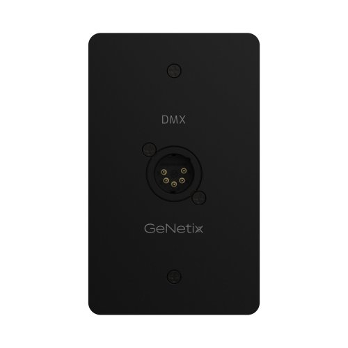 ChamSys GeNetix DMX Passthrough Wall Plate (Single Port 5-Pin Male)