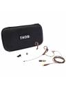 THOR SHADOW SH20 Dual Ear Headworn Mic w/MicroDot Cable - Brown, LEMO Adaptor