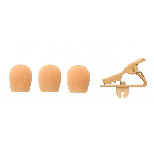 Shure RPM153B Repalcement Windscreens & Clip for MX153 - Tan