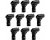 Shure A25DM Mic Stand Adapter (10 Pack)