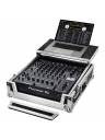 Odyssey Pioneer DJM-V10 ATA Flight Case with Glide Laptop Platform