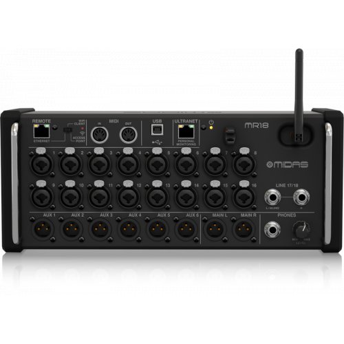 Midas MR18 18-Input Digital Mixer for Tablets