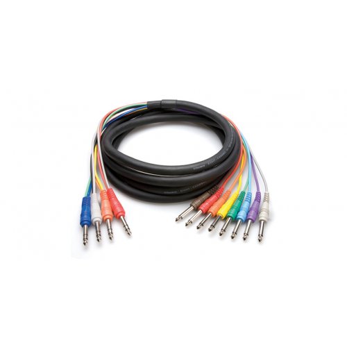 Hosa 1/4 TRS to Dual 1/4 TS Insert Snake - 3 Meter