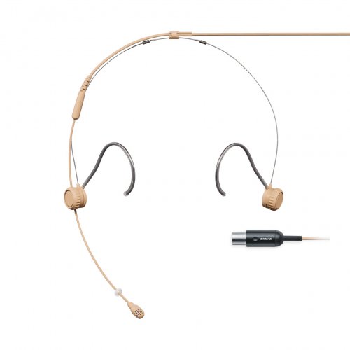 Shure TH53 TwinPlex Subminiature Headset Mic w/ TA4F - Tan