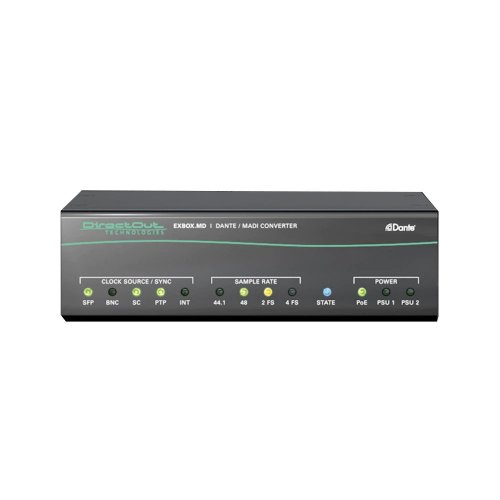 DirectOut EXBOX.MD v2 64-Channel Dante to MADI Audio Converter