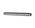 AVShop 1U 16 Port Neutrik D Rack Plate Panel
