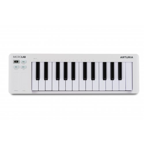 Arturia MicroLab MK3 Universal MIDI Controller - White