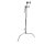 Kupo CS-20MK C-Stand Kit w/ Grip Head - 20in / Sliding Leg / Silver