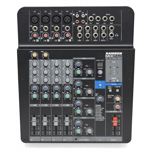 Samson MixPad MXP124FX - 12-Channel Stereo Mixer with Effects