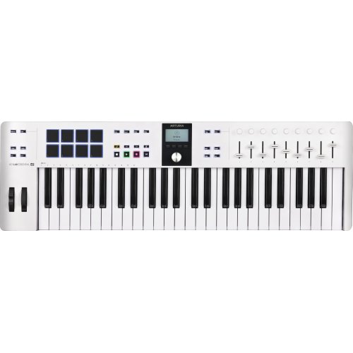 Arturia KeyLab Essential 49 MK3 MIDI Controller - White