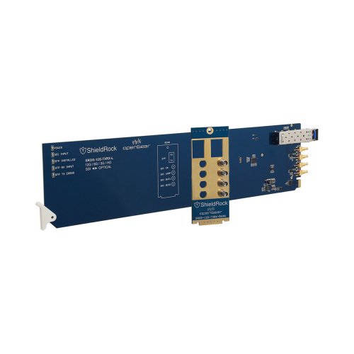 ShieldRock openGear 12G-SDI Optical Fiber Transceiverwith Loop and Dual-Outputs