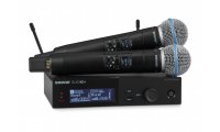 Shure SLX-D+ Dual Digital Wireless Handheld System w/Beta 58A Microphones